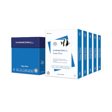 Hammermill Hammermill Printer Paper, 20lb Copy Plus, 92 Bright, 8.5x11, 5 Ream, 2500 Sheets 105650